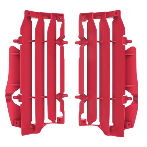Polisport red radiator louvers - red,