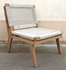 Chauffeuse teck massif et