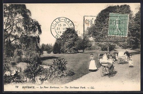 Cpa roubaix parc barbieux - cpa,
