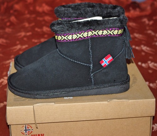 Boots fourrés noir norway - boots,