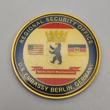 US Embassy Berlin Germany Regional Security Office Challenge Coin
