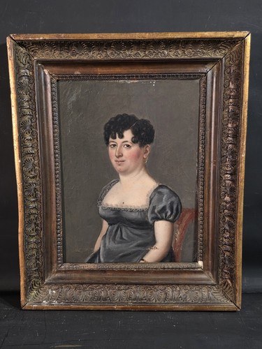 Tableau ancien huile sur - , toile