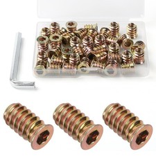 Insert Fileté Bois M6 x 15mm