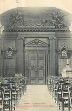 27 Dangu. The Annunciation Wooden Sculpture of the Portal