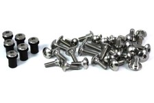 Pour Suzuki Bandit GSF 1250 2007-10 Inox Tête de fourche & pare-brise Attaches