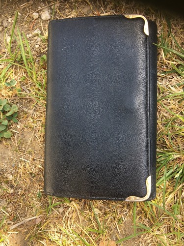 Ancien porte feuille - feuille,