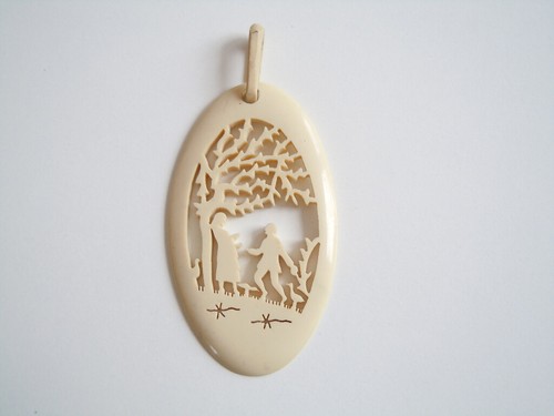 Pendentif vintage - pendentif, en