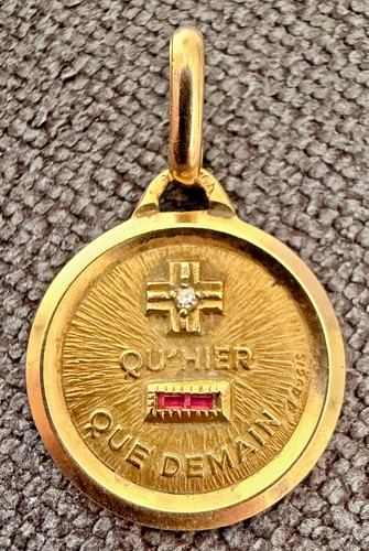 Médaille augis rubis - médaille, et