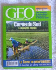 MAGAZINE Géo revue N°280 COREE DU SUD + CARTE