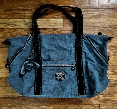 Kipling art satchel blue - kipling, m