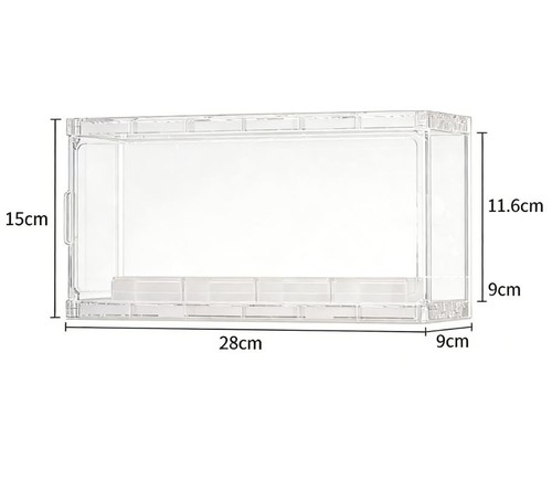 Vitrine acrylique couvercle