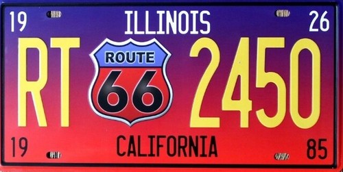 Plaque voiture americaine - plaque, de