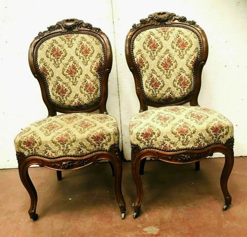 Paire chaises napoléon - de,