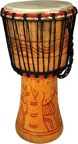 Atlas cèdre bois 9in djembe - cèdre,