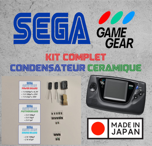 Sega game gear kit réparation - game,