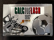 COMPLETE BOX DISPLAY EUROFLASH CALCIO 92 1992 CALCIATORI COLLECTOR NO PANINI