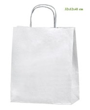 25 SACS PAPIER BLANC KRAFT