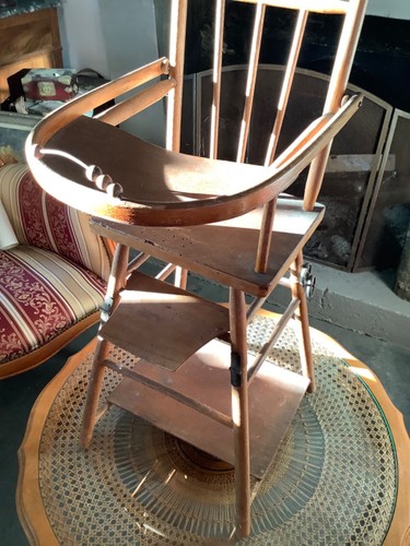 Chaise haute ancienne pour - haute,