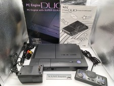 NEC PC Engine DUO Turbo Duo Console PI-TG8  HuCard & CD working /with BOX