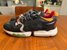 Adidas Men's ZX Torsion Casual Sneakers, Core Black/Orange/Bold Green Size 11.5