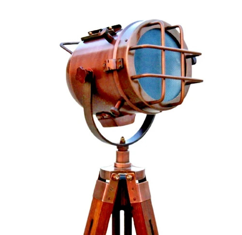 Spot nautique lampe cuivre