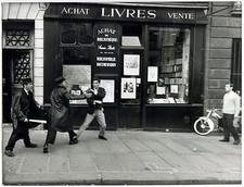 3 photos - student revolt - Latin Quarter - scorched 1966 - 