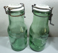 2 anciens bocaux conserves