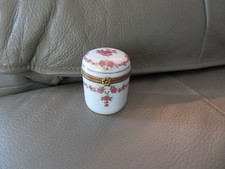 old limoges porcelain pill box signed D Aradan hand painted