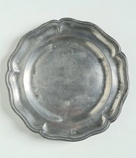 Assiette étain du 18ème