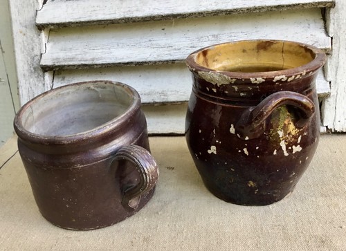 Pots graisse anciens - pots,
