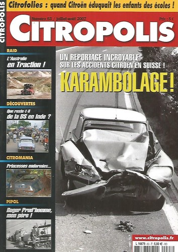 Citropolis accidents - n°63,