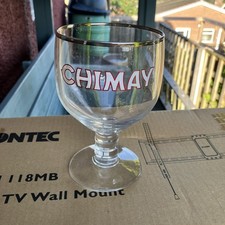 Chimay Belgian Peres Trappistes Beer Ale Glass Chalice Goblet 33cl/11.2Fl.oz