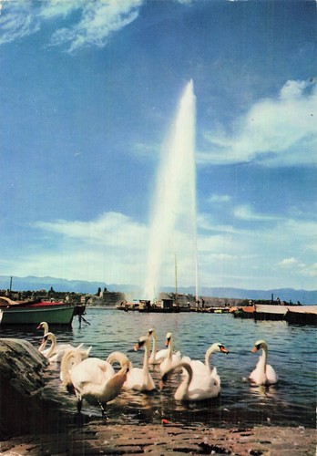 Suisse geneve jet eau et - le, d