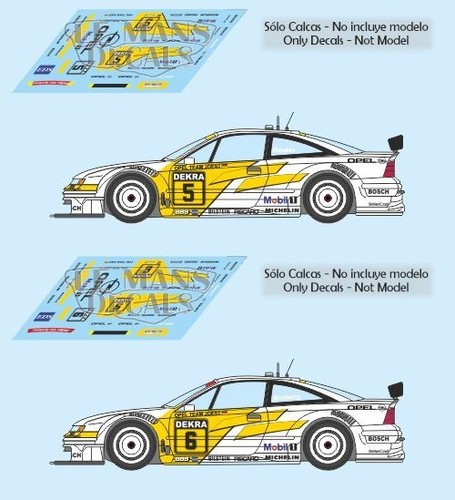 Décal opel calibra dtm - opel, v6