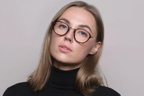 Lunettes vue rétro marron - lunettes,