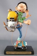 Gaston Lagaffe - Plastoy resin figure - motor propeller for skater