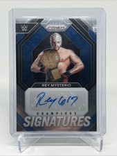 2024 Panini Prizm WWE - Champion Signatures Rey Mysterio #CS-RMY (AU)