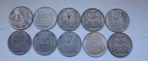 France lot pièces de 10 - 10,