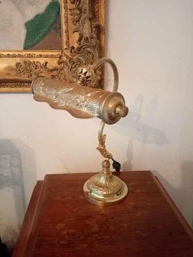 Lampe bureau piano ancienne - lampe,