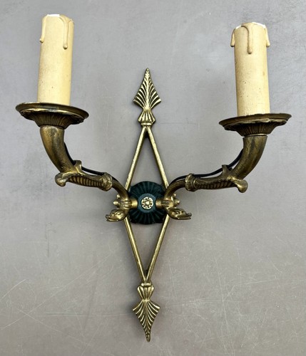 Lampe applique murale double