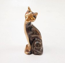 Sculpture bronze massif chat
