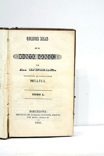 Livre ancien dumas quince dias - dumas,