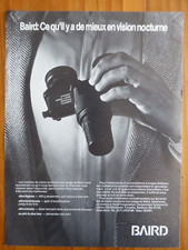 6/1983 PUB BAIRD NIGHT VISION NIGHT VISION GOGGLE NVG FRENCH AD