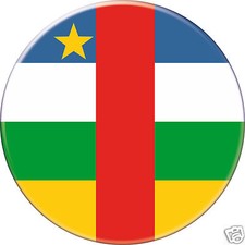 5 x sticker 5cm auto moto velo valise pc portable drapeau Rond Centrafrique