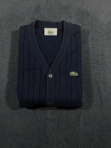 Gilet torsadé lacoste vintage - torsadé,