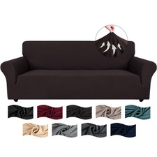 Housse De Canape 3 Places avec Accoudoirs Jacquard Housse Canape Extensible U...