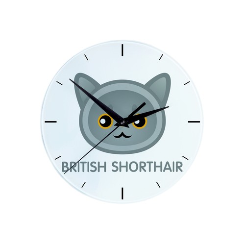 British shorthair horloge avec - shorthair,