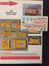 DECALS 1/43 NISSAN SUNNY