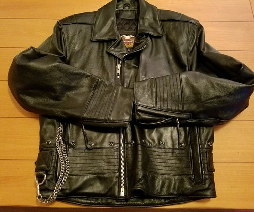 Usa1 veste cuir - veste, harley