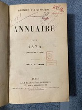 Annuaire militaire 1874